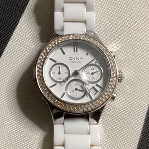DKNY Women’s Watch White Silver-tone (NY-4985)